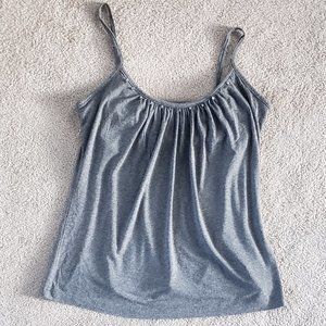 Grey XS Top with Rhinestones